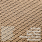 pidan Cat Scratcher Cardboard,Box and Cat Bed Cat Scratchers for Indoor Cats Scratching Board,A-Grade Corrugated Base Paper,Safe Glue (Box Type)