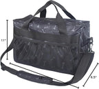 MYDAYS Dog Travel Bag, Pet Luggage Suitcase Weekend Tote Carrier with Collapsible Bowl, Pet Luggage Suitcase Weekend Tote Carrier with Collapsible Bowl (Black)