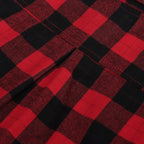 PUPTECK Plaid Dog Shirt, Cute Puppy Cat Polo T-Shirt, Soft Pet Clothes Boy for Small Medium Dogs, Square Red, S