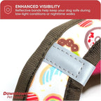 Downtown Pet Supply Step-in Dog Harness – No Pull, Adjustable Padded Mesh with Reflective Trim, Secure Buckle Strap – Comfortable & Breathable Small Dog Harness, Smal, Donut