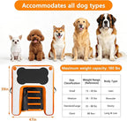 VOFiTNY Dog Pool Ramp 4.6ft x 3.3ft x 4in Inflatable Puppy Water Raft Plank Portable Pup Mat Floating Doggy Floats Ladder Boat Lake Play Bright Orange