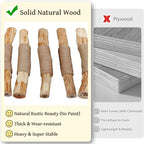 Modern Natural Solid Wood Cat Tree Tower for Indoor Cats Large Adult, 30 inch Flower Cat Tree with Scratching Post, Luxury Aesthetic Cat Tree with Cloud-Soft Flower Perches and Sisal Scratching Pad