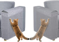 Cat Scratch Couch Protector with Sisal Mat,Couch Protector from Cat Claws,Sofa Scratcher Furniture Protector,Fits Left & Right Arms | No Need to Choose a Side(Light Grey)