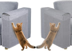 Cat Scratch Couch Protector with Sisal Mat,Couch Protector from Cat Claws,Sofa Scratcher Furniture Protector,Fits Left & Right Arms | No Need to Choose a Side(Light Grey)