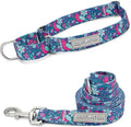 Lucky Love Dog - Easy Click Buckle Dog Collar with Leash Set Combo, Durable & Comfortable for Male & Female Dogs, Pet Collar for Small Dogs, Secure Fit - Carriebelle Combo, Small
