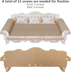 Extra Large Sofa Shaped Cat Scratcher Bed - 31.5 Inches Infinity Durable Corrugated Cardboard Cats Lounge, Modern Stylish Bed,Luxury Scratching Board Couch Scratcher,Protects Furniture