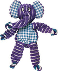 KONG Floppy Knots - Knotted Rope Dog Toy Entices Play - Tug Toy Satisfies Natural Instincts - Dog Supplies with Floppy Design & Minimal Stuffing - Elephant, for Medium/Large Dogs