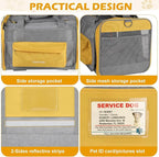 Pawinner Pet Carrier with Wheels, 17.7" x 13" x 13" Airline Approved Cat Carrier for Pets up to 20lbs, Newly Designed Rolling Travel Bag with Telescopic Handle, for Small Dogs and All-Breed Cats