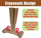 SPOT Bam-Bones Plus T-Bone, Bamboo Fiber & Nylon Dog Chew, Durable for Aggressive Chewers, Non-Splintering, for Adult Dogs & Teething Puppies Under 90lbs, 7in, Chicken Flavor
