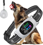 Dog Bark Collar with Remote – 2-in-1 Automatic & Manual Modes, Smart Anti Bark Dog Training Collar with Beep, Vibration & Shock, 330FT Range, IP67 Waterproof, Rechargeable (8-150lbs)