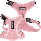 Voyager Step-in Pet Harness - All Weather Mesh, Adjustable Step in Harness for Cats and Dogs by Best Pet Supplies - Pink, L