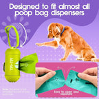 Pet N Pet 270 Counts Lavender Scented, Colorful Poop Bags for Dogs, 41% Plant Based & 59% PE Dog Poop Bags Rolls, Extra Thick Dog Waste Bag, Doggy Bag