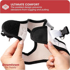 Downtown Pet Supply Step in Dog Harness for Small Dogs No Pull, Small, Doodle - Adjustable Harness with Padded Mesh Fabric and Reflective Trim - Buckle Strap Harness for Dogs