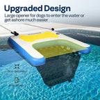 VIVOHOME Inflatable Dog Boat Ramp Float for Pets Swimming Floating Ramp Ladder with Non-Slip Pad for Pools Boats Docks Lakes