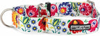 Lucky Love Dog Wide Martingale Dog Collar - No-Slip, Durable, & Soft Webbing 1.5 inch Martingale Collar for Dogs Male and Female Ideal for Training & Walking - Ladybird, Large