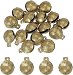 uxcell 16 Pcs Vintage Bronze Jingle Bells, 22mm Tibetan Jingle Bells for Crafts, Small Rustic Decorative Metal Bell for Dog Cat Pet Collar DIY Crafts Home Door Christmas Decor
