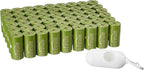 Amazon Basics Premium Leak Proof Dog Poop Bags with Dispenser and Leash Clip, Brazilian Mango Scented, 13" x 9", 810 Count (54 Rolls of 15)