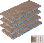 4Pack Cat Scratcher Pad, Reversible Scratching Cardboard, 14" Lx5.3 W Post Board for Indoor Cats Cardboard pad Sleep Play and Grind Claws