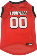 Pets First NCAA Basketball Pet Jersey Louisville Cardinals Dog Jersey, XX-Large