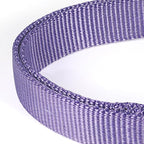 Premium Nylon Adjustable Escape-Proof Dog Collar,Soft and Silky Collar with Heavy Duty D-Ring for Medium Active Dogs Jogging,Training,etc... (Ultra Violet, Medium)