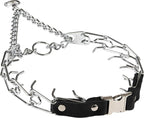Herm Sprenger 3mm Prong Collar for Dogs Training - Quick Release Buckle & Swivel Ring for Easy Use - Made of Durable Steel Chrome Plated in Germany for Large Dogs (3mm Prongs, 20-26" Neck)