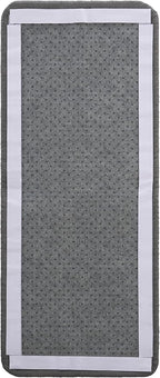 SAFAVIEH Cat Scratch Mat Pad Collection, 12" x 16", Gray, Boucle Weave, Velcro & Slip Resistant Backing
