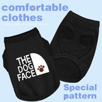 Comfortable and Breathable Dog Shirt: Soft, Lightweight Cotton Dog Clothes with 'The Dog Face' Print, Perfect for Everyday Wear, Small and Medium Breeds - Personality Canine Attire Purple XXL