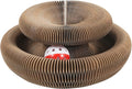 Organlada Cat Scratcher Cardboard with Bell-Ball, Foldable Slinky Cat Scratch Pad, A Magic Organ Cat Butler Toy for Cat Scratching, 1pcs