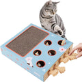 PAWISE Cat Scratcher – Reversible Cardboard Scratching Pad, Durable Cat Scratch Bowl & Bed, Interactive Scratcher for Indoor Cats & Kittens (10X2.4X13.8)
