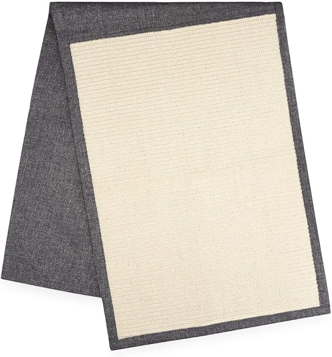 Navaris Cat Scratch Mat Sofa Protector - Natural Sisal Furniture Protector Scratching Pad for Cats - Scratch Carpet for Bed, Chair