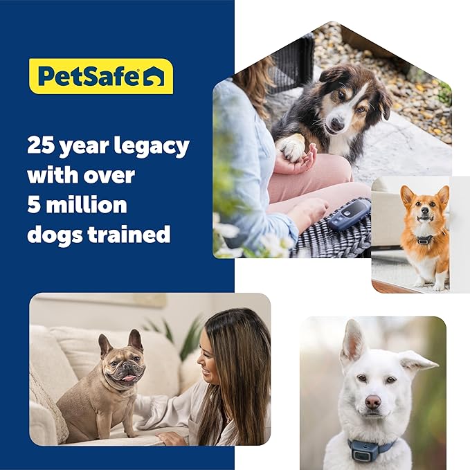 PetSafe Core Dog Trainer with Remote - Effective Dog Training - 15 Levels of Static Correction - Waterproof Collar - Rechargeable Training Collar - Compact Remote Transmitter