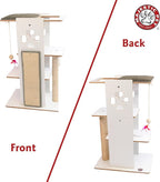 Majestic Pet Luxe Modern Cat Tree Condo Furniture Products - 36 in. x 23 in. x 16.5 in. (Gray)