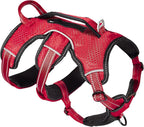Tuff Pupper Escape Proof No Escape Dog Harness | 5 Point Adjustable Fit Harness for Dogs | Padded Dog Harnesses | Handle Dog Lift Harnesses