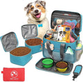 Dog Travel Bag for Traveling| Week Away/Overnight Travel Accessories with Multi-Function Pockets|Pet Travel Set for Dog and Cat|Ultimate Gift for Dog Moms &Dads, Doggy Lovers &Pet Owners