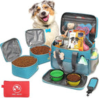 Dog Travel Bag for Traveling| Week Away/Overnight Travel Accessories with Multi-Function Pockets|Pet Travel Set for Dog and Cat|Ultimate Gift for Dog Moms &Dads, Doggy Lovers &Pet Owners