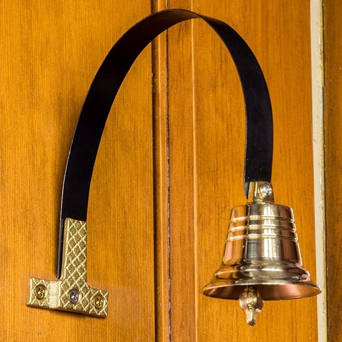 Dog Doorbell - Premium Quality Training Potty, Great Dog Bells Door Bell, Dog Puppy Bells for Potty Training, Housebreaking, Solid Brass Bell, Pet Training Dog Accessories