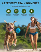 Jugbow Dog Training Collar - 4200FT Training Collar with Remote for 5-120lbs Large Medium Small Dogs, IPX8 Waterproof E Collar with 4 Training Modes, Security Lock, Rechargeable (Green)