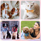 Reginary 120 Pcs Plaid Dog Bandanas Bulk Dog Bows Set Bow Ties Cat Scarf Colorful Washable Triangle Pet Kerchief Cute Bib for Summer Small Medium Large Pets Grooming Accessories Costume