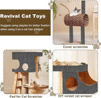 118'x15.8' Trimmable Cat Scratching Post Carpet Cover and Mat Cat Scratcher for Steps and Couch DIY Protector