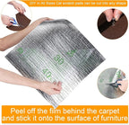 Large Cat Scratching Mat, 118"x15.8" Self-Adhesive Scratch Furniture Protector, Trimmable DIY Wall Climbing Carpet, Couch Protector, Scratching Pad Replacement (Brown, 118"x15.8")