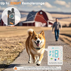 2-in-1 Dog Training Collar with Remote & Automatic Bark Control, Beep Vibration & Safe Static Modes, 3300FT Range, Adjustable Sensitivity, Rechargeable, for Small Medium Large Dogs