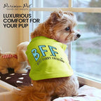 Parisian Pet Dog Shirt – 100% Cotton Shirts for Large Dogs – Sleeveless Puppy Clothes – Lightweight Pet Apparel – Breathable Soft Dog Clothes and Tank Tops - Stretchy Funny T Shirts for Dogs
