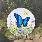 Screen Door Magnets Double Sided – Keep People, Kids, and Dogs from Running into a Screen Door. Saver - Robbins Aria Butterfly