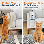 Cat Scratch Furniture Protector Roll, 16"x79" Couch Protector from Cat Claws, Custom-Cut Clear Anti-Scratch Tape for Sofa Corner & Door, No Residue Cuttable Cat Deterrent