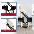 TRIXIE Pet Products Malaga Cat Playground (Dark Gray)