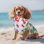 JarThenaAMCS 2Pcs Sea Dog Bandana Summer Ocean Animal Triangle Pet Scarf Double-Sided Adjustable Pet Neckerchief for Hawaiian Beach Party Decor Small Medium Large Cat Dog Costume Accessories