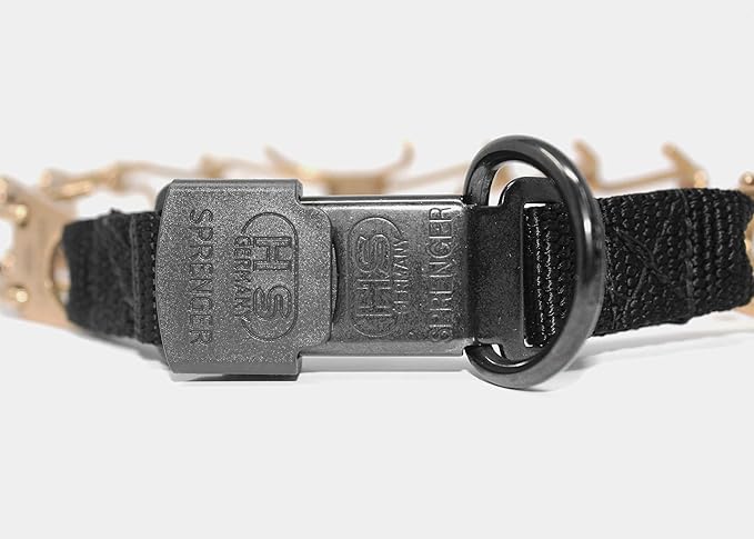 Herm Sprenger Curogan Dog Training Collar with Quick Release Buckle Ultra-Plus Pet Rounded Links Hypoallergenic Nickel Free No-Pull Collar for Dogs Made in Germany 3.2mm x 20in Medium
