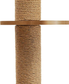 5 Tiers Cat Tree with Space Capsule and Hanging Swing Ball Multi-Level Cat Climbing Frame with Scratching Posts, Hammock, and Perch Modern Style for Indoor Kittens