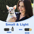 Small Shock Collar for Small Dogs, Dog Training Collar with Remote for Small & Medium Dogs 5-30lbs, Waterproof, Rechargeable, 1300ft Range, Collar with Beep, Vibration, Safe Shock
