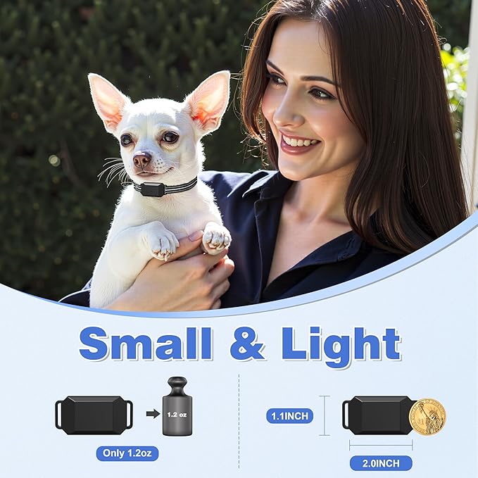 Small Shock Collar for Small Dogs, Dog Training Collar with Remote for Small & Medium Dogs 5-30lbs, Waterproof, Rechargeable, 1300ft Range, Collar with Beep, Vibration, Safe Shock